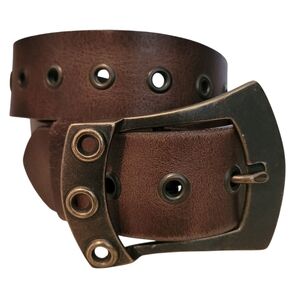 Express Brown Leather Grommets Women's Belt Medium Casual Neutral Gorpcore